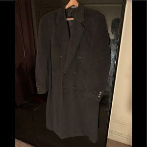 Cashmere Top Coat in Black